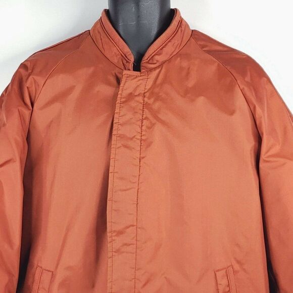 Vintage 70s Sears Outerwear Rust Orange Jacket L - Picture 1 of 8